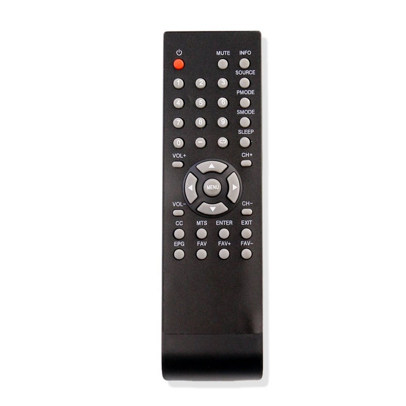 econtrolly New Replace Remote Control fit for Curtis TV LCD3227A LCD1908A LCD3708A LCD1933A LCD3235A LCD2425A LCD3208A LCD4686A LED2415A LED1526A LCD4620A LED1337A LCD4686A-W LCD4077A LCD4062A - Image 1